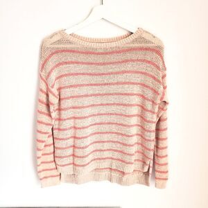Loft Boxy Striped Sweater Size S